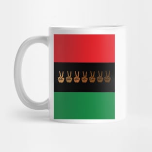 Pan African flag Juneteenth black freedom liberation Mug